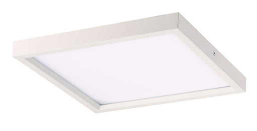 11" Square LED Flush Mount in White