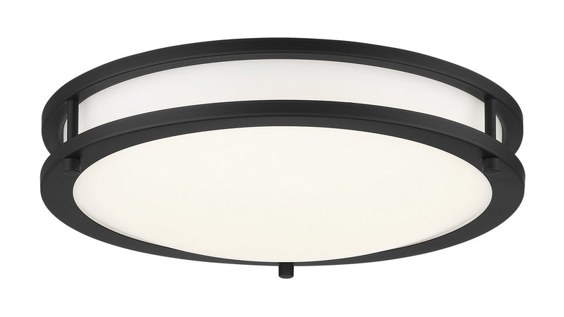 LED Round Flush Mount 13.75" in Coal