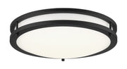 LED Round Flush Mount 15.75" in Coal