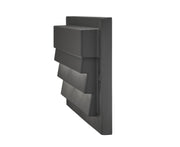 Landscape LED Surface-Mount Step Light in Black Textured