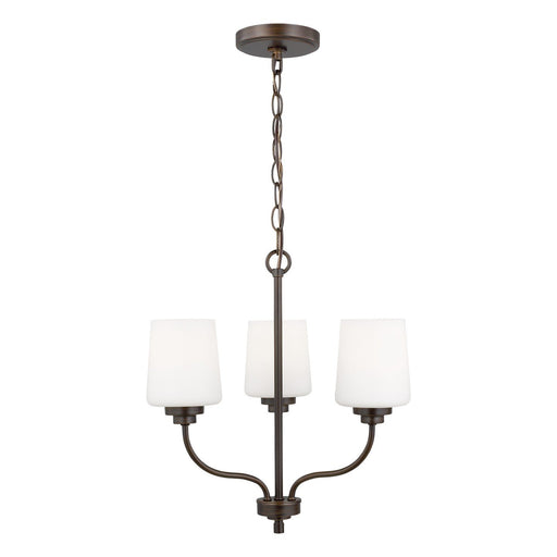 Windom 3-Light Chandelier in Bronze