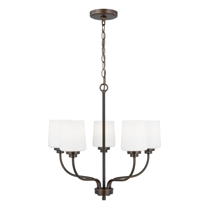 Windom 5-Light Chandelier in Bronze