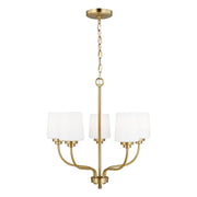 Windom 5-Light Chandelier in Satin Brass