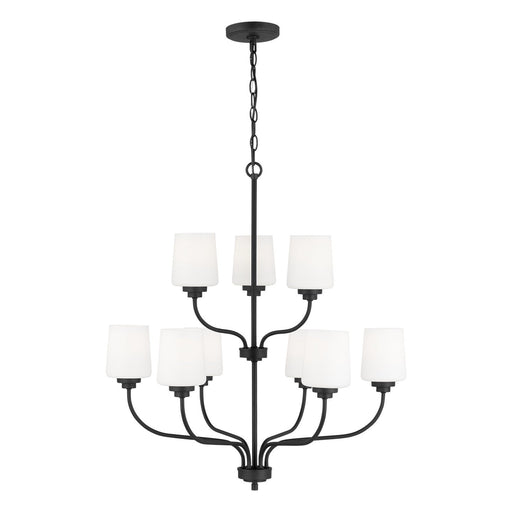 Windom 9-Light Chandelier in Midnight Black