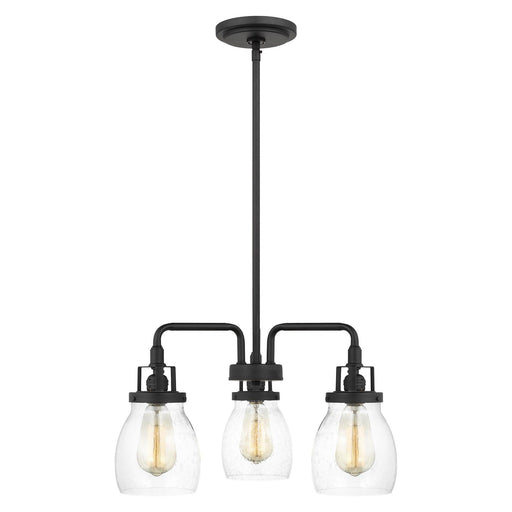 Belton 3-Light Chandelier in Midnight Black