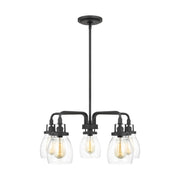 Belton 5-Light Chandelier in Midnight Black