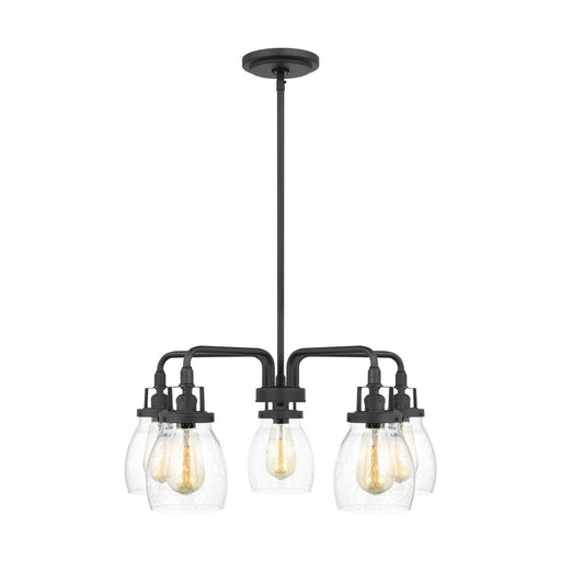Belton 5-Light Chandelier in Midnight Black