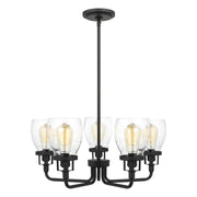 Belton 5-Light Chandelier 3214505 in Midnight Black