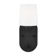 Windom Bath Sconce in Midnight Black