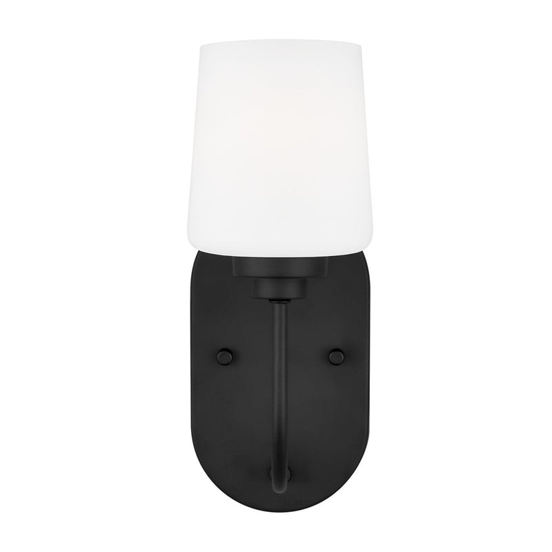 Windom Bath Sconce in Midnight Black
