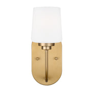 Windom Bath Sconce in Satin Brass