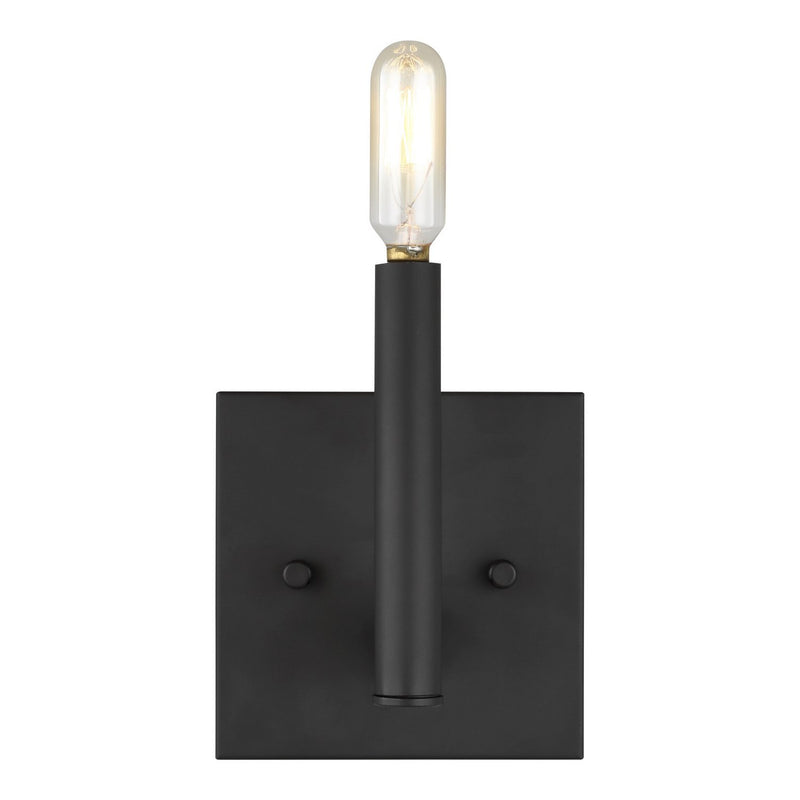 Vector Bath Sconce in Midnight Black