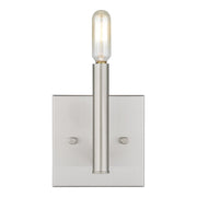 Vector Bath Sconce in Brushed Nickel