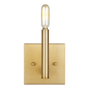 Vector Bath Sconce in Satin Brass