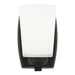 Franport One Light Wall / Bath Sconce in Midnight Black