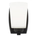 Franport One Light Wall / Bath Sconce in Midnight Black