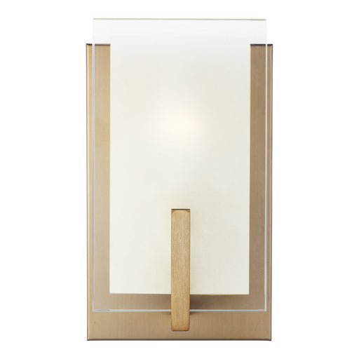 Syll Bath Sconce in Satin Brass