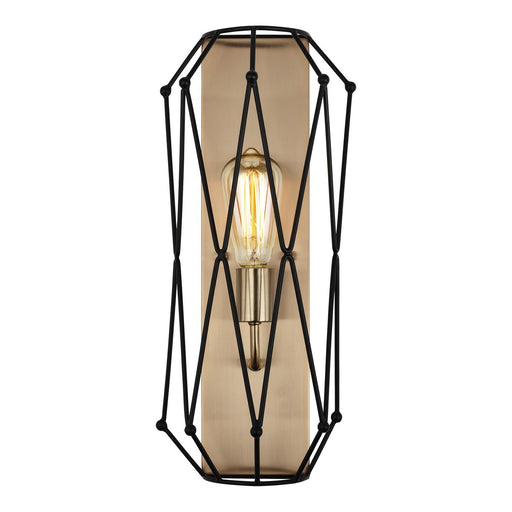 Zarra Wall Sconce in Satin Brass
