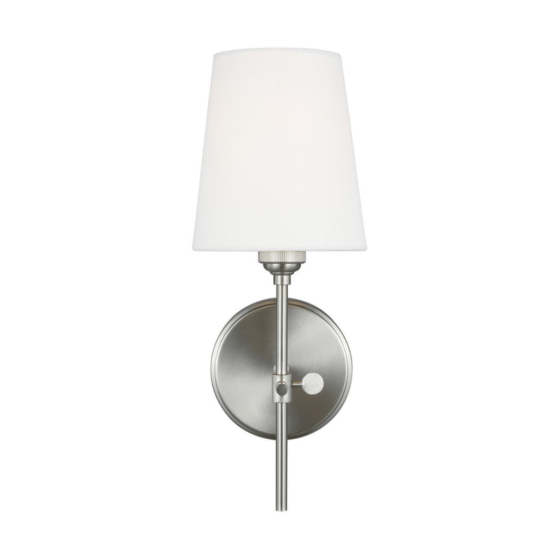 Baker Bath Sconce in Brushed Nickel