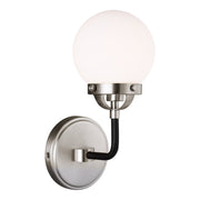 Cafe Bath Sconce in Brushed Nickel