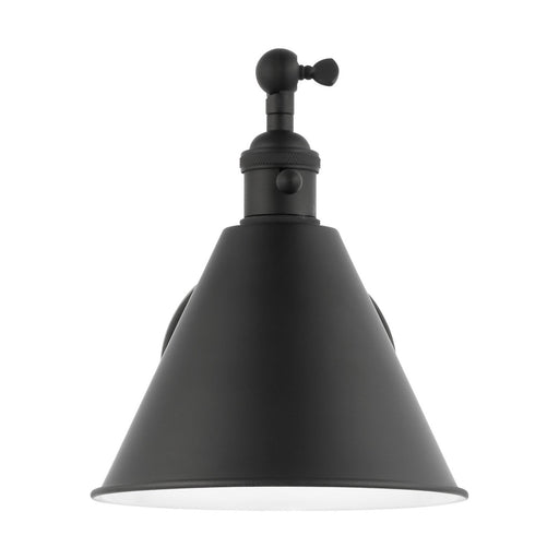 Salem One-Arm Wall Sconce in Midnight Black
