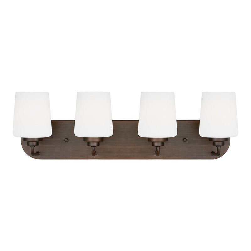 Windom 4-Light Bath Vanity Light in Bronze
