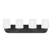 Windom 4-Light Bath Vanity Light in Midnight Black