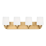 Windom 4-Light Bath Vanity Light in Satin Brass