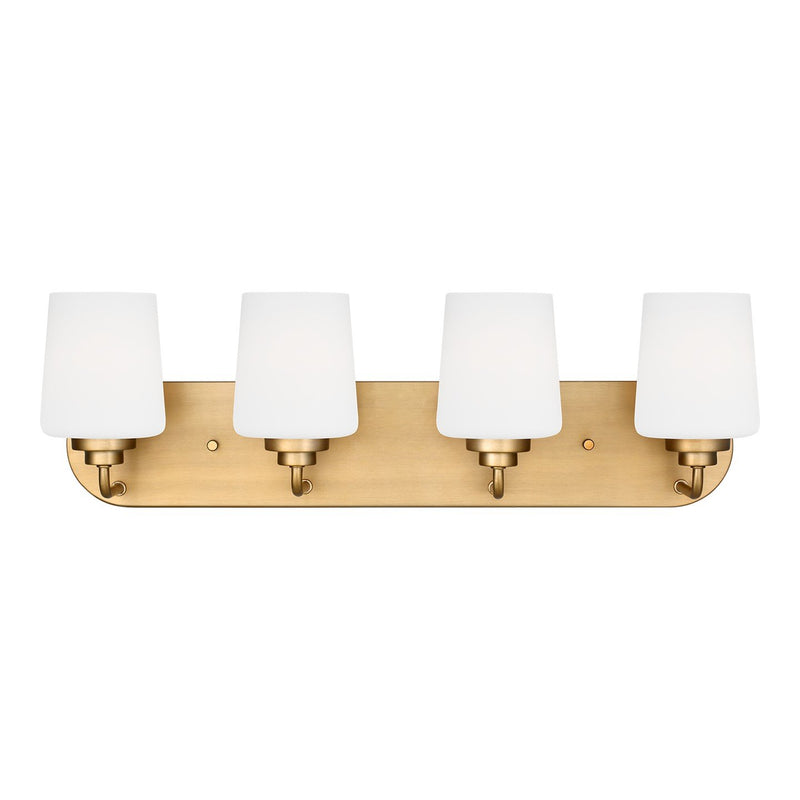 Windom 4-Light Bath Vanity Light in Satin Brass
