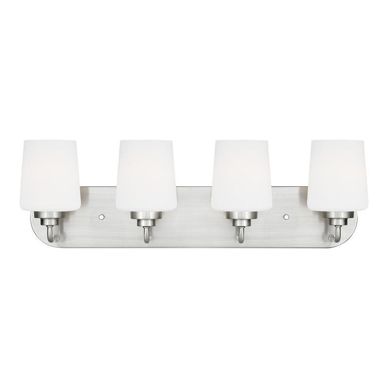 Windom 4-Light Bath Vanity Light in Brushed Nickel