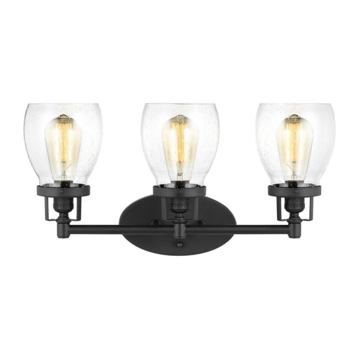 Belton Three Light Wall / Bath in Midnight Black