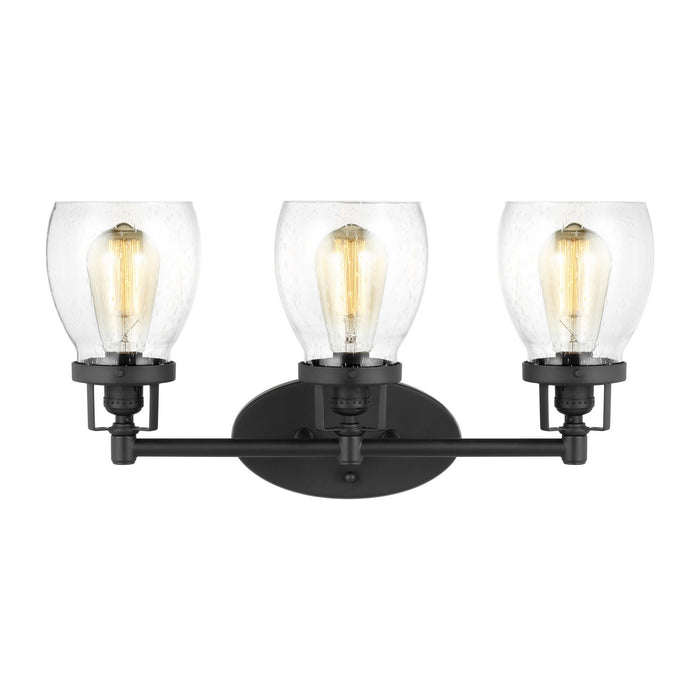 Belton Three Light Wall / Bath in Midnight Black
