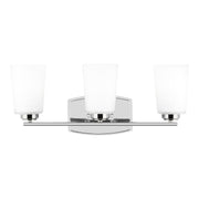 Franport 3-Light Bath Vanity Light in Chrome