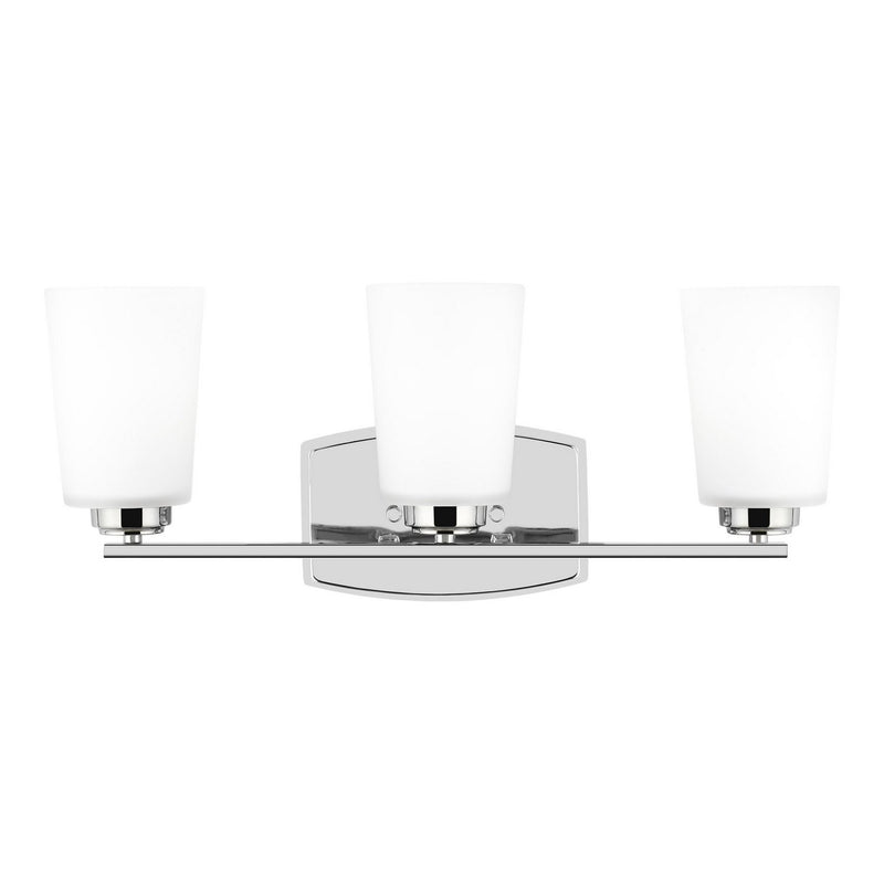 Franport 3-Light Bath Vanity Light in Chrome