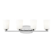 Franport 4-Light Bath Vanity Light in Chrome