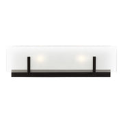 Syll 2-Light Bath Vanity Light in Midnight Black