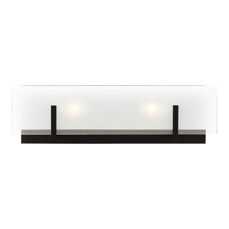 Syll 2-Light Bath Vanity Light in Midnight Black