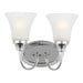 Holman Two Light Wall / Bath in Chrome