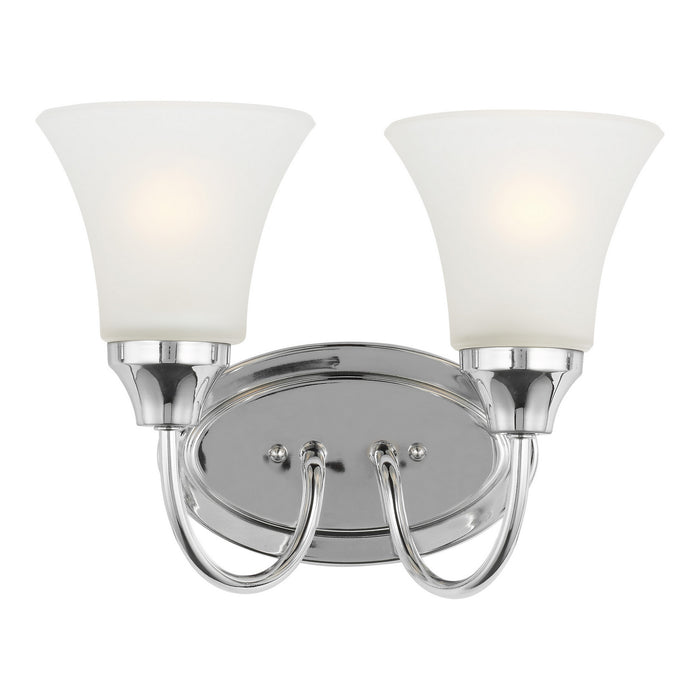 Holman Two Light Wall / Bath in Chrome