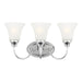 Holman Three Light Wall / Bath in Chrome
