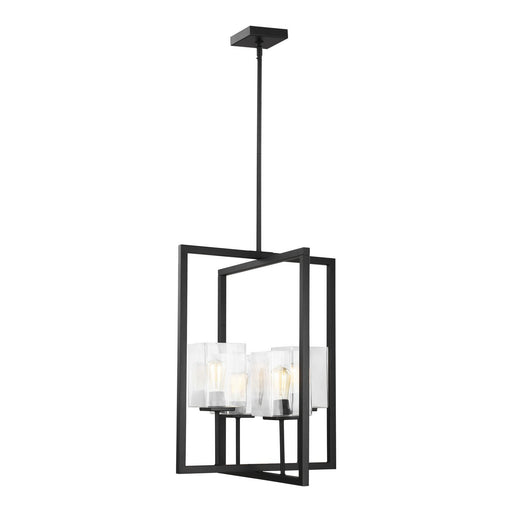 Mitte 21" 4-Light Pendant in Midnight Black