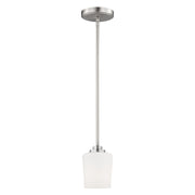 Windom Mini Pendant in Brushed Nickel