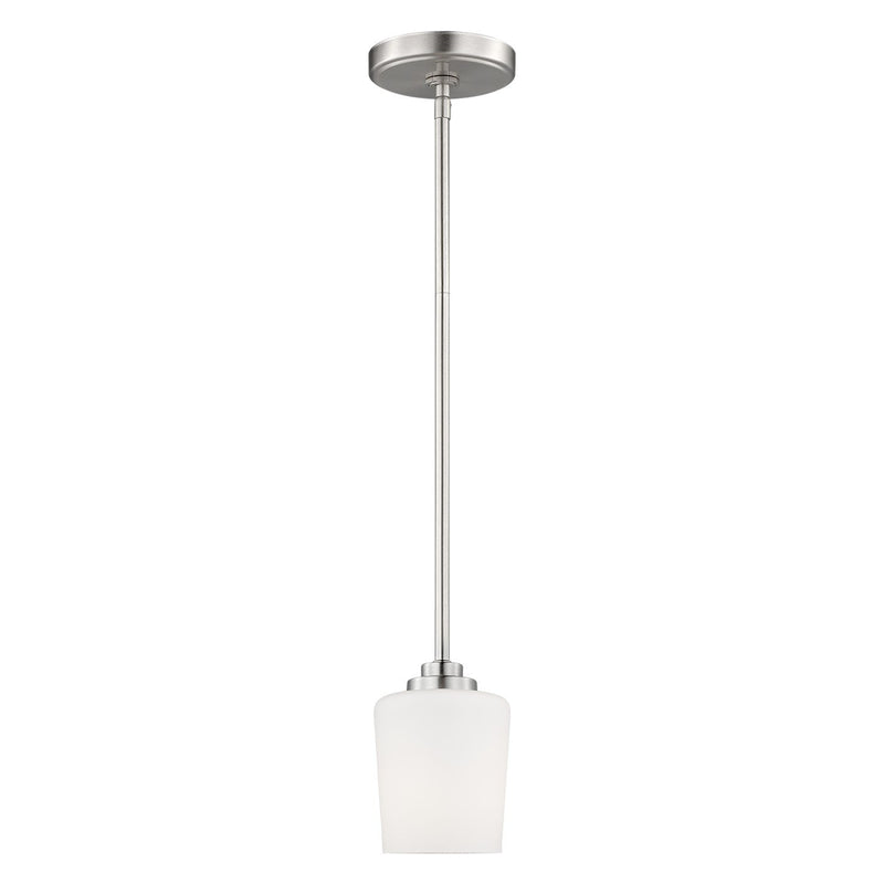 Windom Mini Pendant in Brushed Nickel