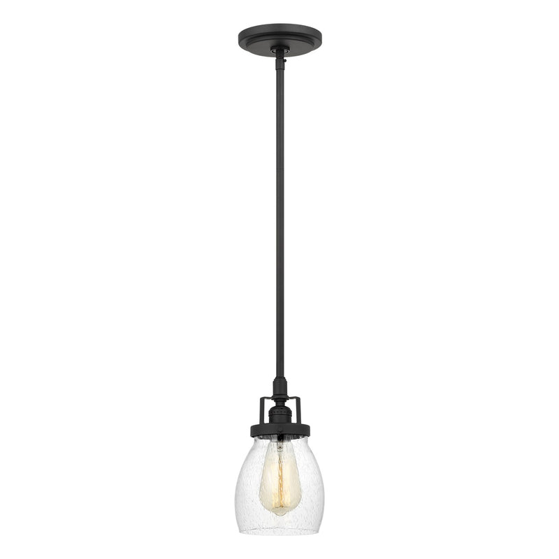 Belton One Light Mini-Pendant in Midnight Black