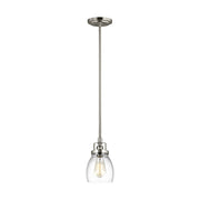 Belton One Light Mini-Pendant in Brushed Nickel