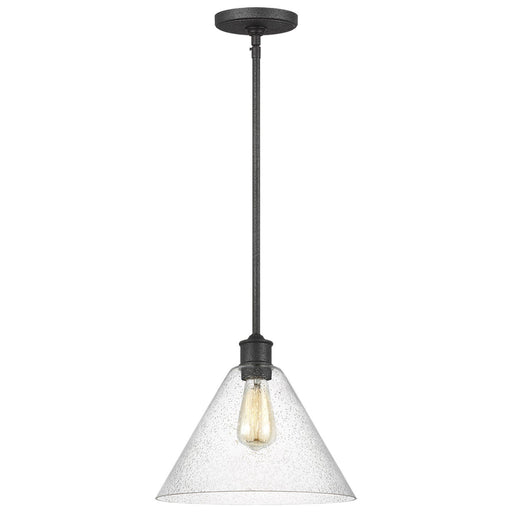 Belton Cone Pendant in Midnight Black