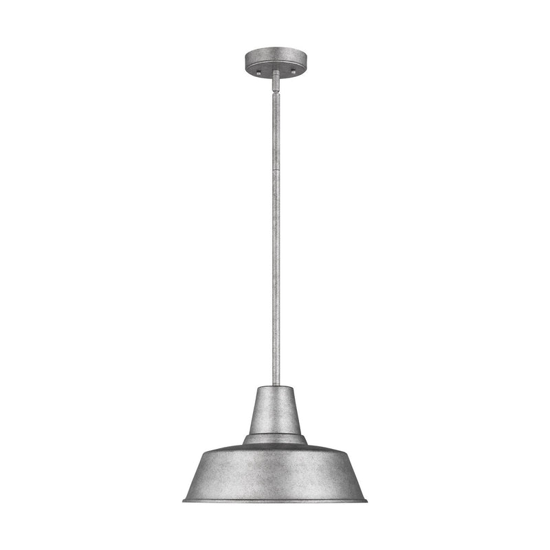 Barn Light Outdoor Pendant in Weathered Pewter