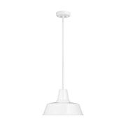 Barn Light Outdoor Pendant in White