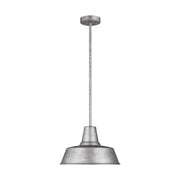 Barn Light Outdoor Pendant in Weathered Pewter