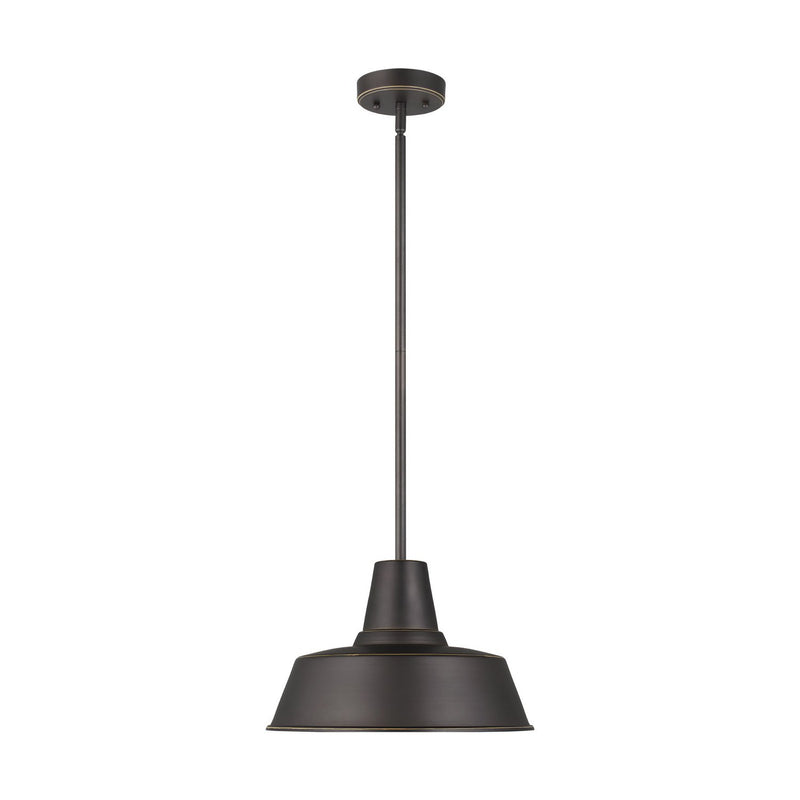 Barn Light Outdoor Pendant in Antique Bronze